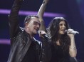 imagen Fergie deslumbra junto a Bono, Mick Jagger y Bruce Springsteen