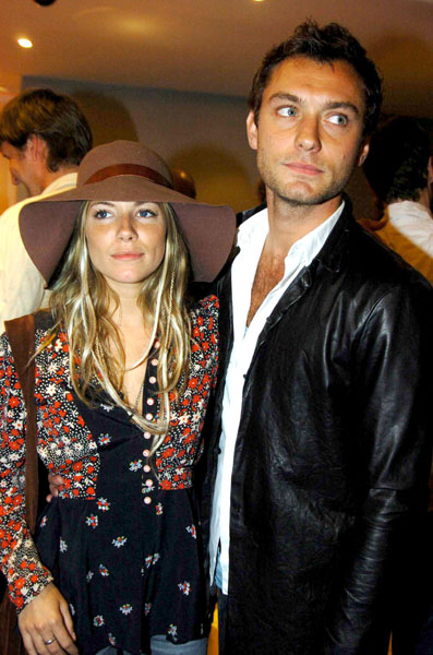 Sienna Miller and Jude Law