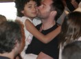 imagen Hugh Jackman esta en Copacabana con su familia