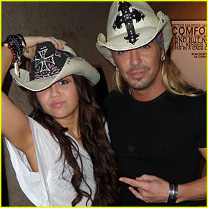 Miley Cyrus y Bret Michaels juntos