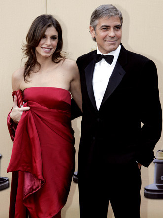 George Clooney y Elisabetta Canalis by Roberto Cavalli 1