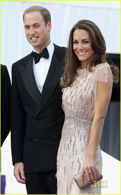 William y Kate en la cena de gala de ARK-01