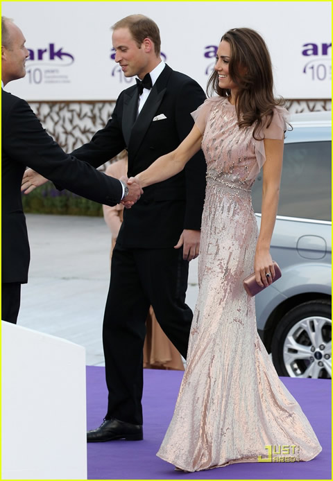 William y Kate en la cena de gala de ARK-05