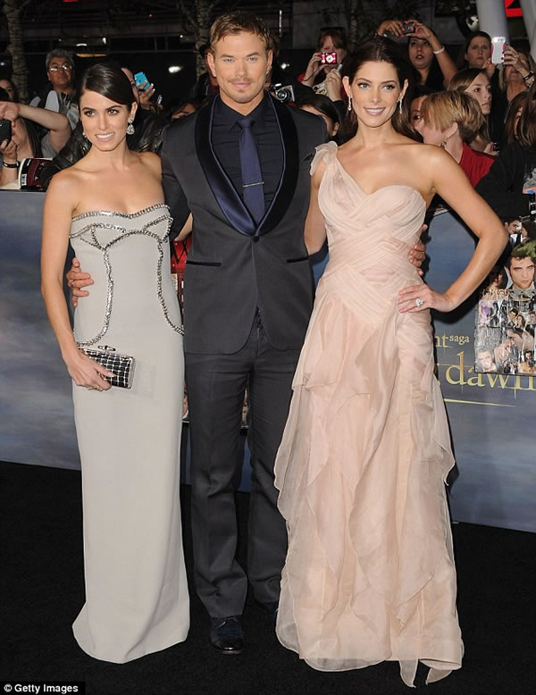 Kellan Lutz, Nikki Reed y Ashley Greene