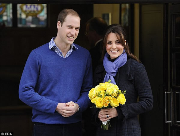 Kate y William con heredero en camino 1